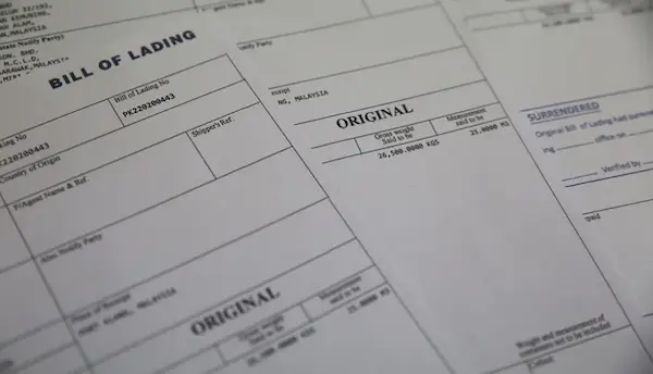 Tipos de bill of lading que debes conocer